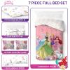 imageJay Franco Minecraft Creeper Full Comforter Set  7 Piece Gamer Bedding Includes Sheet Set ampamp Pillow Covers  Super Soft Checkered BeddingPink  Princess 01