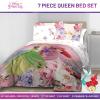 imageJay Franco Minecraft Creeper Full Comforter Set  7 Piece Gamer Bedding Includes Sheet Set ampamp Pillow Covers  Super Soft Checkered BeddingPink  Princess 01