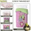 imageJay Franco Minecraft Creeper Full Comforter Set  7 Piece Gamer Bedding Includes Sheet Set ampamp Pillow Covers  Super Soft Checkered BeddingPurple  Shrek