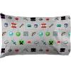 imageJay Franco Minecraft Isometric Characters Twin Sheet Set  Super Soft and Cozy Kids Bedding  Fade Resistant Polyester Microfiber Sheets Official Minecraft ProductGray