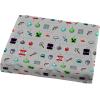 imageJay Franco Minecraft Isometric Characters Twin Sheet Set  Super Soft and Cozy Kids Bedding  Fade Resistant Polyester Microfiber Sheets Official Minecraft ProductGray
