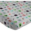 imageJay Franco Minecraft Monster Hunters Full Sheet Set  4 Piece Set Super Soft and Cozy Kids Bedding Features Creepers  Fade Resistant Microfiber Sheets Official Minecraft Product