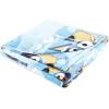 imageJay Franco Minecraft Plush Throw Blanket  Measures 46 x 60 Inches  Kids Super Soft Fleece Creeper Battle BeddingBlue  Bluey