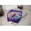 imageJay Franco Minecraft Plush Throw Blanket  Measures 46 x 60 Inches  Kids Super Soft Fleece Creeper Battle BeddingPurple  Unicorn Academy