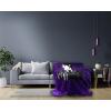 imageJay Franco Minecraft Plush Throw Blanket  Measures 46 x 60 Inches  Kids Super Soft Fleece Creeper Battle BeddingPurple  Wednesday