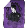 imageJay Franco Minecraft Plush Throw Blanket  Measures 46 x 60 Inches  Kids Super Soft Fleece Creeper Battle BeddingPurple  Wednesday
