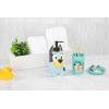 imageJay Franco Minecraft Resin Soap Dispenser  Blue Squid Gamer Bathroom AccessoryBlue  Bluey