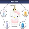 imageJay Franco Minecraft Resin Soap Dispenser  Blue Squid Gamer Bathroom AccessoryPink  Hello Kitty