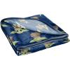 imageMinecraft Plush Throw Blanket  Measures 50 x 60 Inches  Kids Super Soft Blue Fleece Bedding Features CreeperBlue  Mandalorian