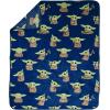 imageMinecraft Plush Throw Blanket  Measures 50 x 60 Inches  Kids Super Soft Blue Fleece Bedding Features CreeperBlue  Mandalorian