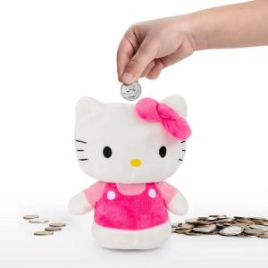 imageMinecraft Plush Coin Bank  Super Soft Kids Gamer Room Decor  Unbreakable Money Saving Piggy BankWhite  Hello Kitty