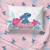 imageJay Franco Disney Lilo ampamp Stitch Floral Fun Queen Sheet Set  4 Piece Set Super Soft and Cozy Kids Bedding  Fade Resistant Microfiber Sheets Official Disney ProductPink  Lilo  Stitch