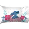 imageJay Franco Disney Lilo ampamp Stitch Floral Fun Queen Sheet Set  4 Piece Set Super Soft and Cozy Kids Bedding  Fade Resistant Microfiber Sheets Official Disney ProductPink  Lilo  Stitch