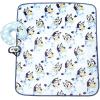 imageJay Franco Disney Lilo ampamp Stitch Kids Travel Set  3 Piece Set Includes 40 x 50 Throw Blanket Eye Mask and Neck Pillow  Super Soft ampamp Cozy Travel AccessoriesBlue  Bluey