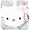 imageJay Franco Disney Lilo ampamp Stitch Nogginz Set  40 x 50 Inch Lightweight Travel Throw Blanket ampamp Pillow  Kids Super Soft 2 Piece Bedding SetGray  Hello Kitty