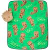 imageJay Franco Disney Lilo ampamp Stitch Nogginz Set  40 x 50 Inch Lightweight Travel Throw Blanket ampamp Pillow  Kids Super Soft 2 Piece Bedding SetGreen  Groot
