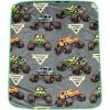 imageJay Franco Disney Lilo ampamp Stitch Nogginz Set  40 x 50 Inch Lightweight Travel Throw Blanket ampamp Pillow  Kids Super Soft 2 Piece Bedding SetMulti  Monster Jam