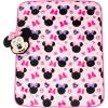 imageJay Franco Disney Lilo ampamp Stitch Nogginz Set  40 x 50 Inch Lightweight Travel Throw Blanket ampamp Pillow  Kids Super Soft 2 Piece Bedding SetPink  Minnie Mouse