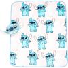 imageJay Franco Disney Lilo ampamp Stitch Nogginz Set  40 x 50 Inch Lightweight Travel Throw Blanket ampamp Pillow  Kids Super Soft 2 Piece Bedding SetPink  Lilo  Stitch