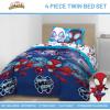 imageJay Franco Disney Lilo and Stitch Twin Size Comforter Set  4 Piece Bedding Includes Sheet Set Pillow Covers ampamp Bonus Duffle Bag  Super Soft Kids BeddingBlue  Spidey  Friends