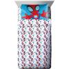imageJay Franco Disney Lilo and Stitch Twin Size Comforter Set  4 Piece Bedding Includes Sheet Set Pillow Covers ampamp Bonus Duffle Bag  Super Soft Kids BeddingBlue  Spidey  Friends