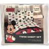 imageJay Franco Disney Mickey Mouse Cute Faces Twin Sheet Set  Super Soft and Cozy Kids Bedding  Fade Resistant Polyester Microfiber Sheets Official Disney ProductWhite  Mickey Mouse