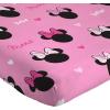 imageJay Franco Disney Mickey Mouse Cute Faces Twin Sheet Set  Super Soft and Cozy Kids Bedding  Fade Resistant Polyester Microfiber Sheets Official Disney ProductPink  Minnie Mouse
