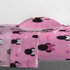 imageJay Franco Disney Mickey Mouse Cute Faces Twin Sheet Set  Super Soft and Cozy Kids Bedding  Fade Resistant Polyester Microfiber Sheets Official Disney ProductPink  Minnie Mouse