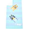 imageJay Franco Hello Kitty Bath Towel ampamp Bath Buddy Set  Bathtub Accessories  Includes 25 x 50 Inch Microfiber Towel 10 Inch and White Kitty Water Play BuddyBlue  Bluey