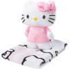imageJay Franco Hello Kitty Bath Towel ampamp Bath Buddy Set  Bathtub Accessories  Includes 25 x 50 Inch Microfiber Towel 10 Inch and White Kitty Water Play BuddyPink  Hello Kitty