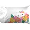 imageJay Franco Hello Kitty Full Size Sheet Set  Super Soft 4 Piece Bedding Set  Floral Microfiber Sheets Includes Reversible Pillow CoversMulti  Hello Kitty