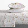 imageJay Franco Hello Kitty Full Size Sheet Set  Super Soft 4 Piece Bedding Set  Floral Microfiber Sheets Includes Reversible Pillow CoversWhite  Hello Kitty