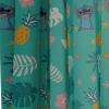 imageJay Franco Kids Window Drapes  4 Piece Curtain Set Includes 2 Tiebacks Beautiful Bedding Room Dcor and Easy Set Up Teal  Lilo ampamp Stitch 84 Inch