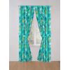 imageJay Franco Kids Window Drapes  4 Piece Curtain Set Includes 2 Tiebacks Beautiful Bedding Room Dcor and Easy Set Up Teal  Lilo ampamp Stitch 84 Inch