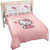 imageJay Franco Minecraft Bad Night Twin Quilt ampamp Sham Set  Super Soft Kids Bedding Features Creeper ampamp Enderman  Fade Resistant Microfiber Official Minecraft ProductPink  Hello Kitty