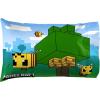imageJay Franco Minecraft Busy Working Bees 1 Pack Pillowcase  DoubleSided Super Soft BeddingBlue  Minecraft