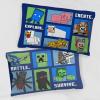 imageJay Franco Minecraft Explore Create Battle Survive 1 Single Pillowcase  DoubleSided Kids Super Soft  Bedding Features Creeper Enderman Zombie ampamp Skeleton