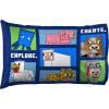 imageJay Franco Minecraft Explore Create Battle Survive 1 Single Pillowcase  DoubleSided Kids Super Soft  Bedding Features Creeper Enderman Zombie ampamp Skeleton