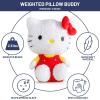 imageJay Franco Weighted Hello Kitty Red Dress Fuzzy Plush Pillow Buddy  25 lbs Super Soft Stuffed Pillow  13 inches