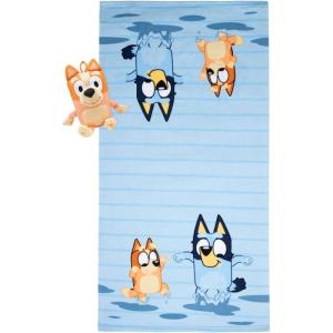 imageJay Franco Hello Kitty Bath Towel ampamp Bath Buddy Set  Bathtub Accessories  Includes 25 x 50 Inch Microfiber Towel 10 Inch and White Kitty Water Play BuddyBlue  Bingo