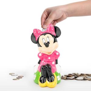 imageJay Franco Minecraft Creeper Ceramic Piggy Bank  Kids Room Decor ampamp Coin Bank for Gamers  Childrens Learning ResourceMulti  Minnie Mouse