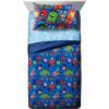 imageJay Franco Blippi ampamp Meekah Trucks Full Comforter Set  7 Piece Blue Bedding Sheet Set ampamp Pillow Covers  Super Soft Microfiber Bed SetBlue  Avengers