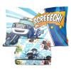imageJay Franco Blippi ampamp Meekah Trucks Full Comforter Set  7 Piece Blue Bedding Sheet Set ampamp Pillow Covers  Super Soft Microfiber Bed SetBlue  Blaze