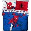 imageJay Franco Blippi ampamp Meekah Trucks Full Comforter Set  7 Piece Blue Bedding Sheet Set ampamp Pillow Covers  Super Soft Microfiber Bed SetBlue  Spiderman