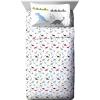 imageJay Franco Blippi ampamp Meekah Trucks Full Comforter Set  7 Piece Blue Bedding Sheet Set ampamp Pillow Covers  Super Soft Microfiber Bed SetGray  Dinosaur