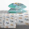 imageJay Franco Blippi ampamp Meekah Trucks Full Comforter Set  7 Piece Blue Bedding Sheet Set ampamp Pillow Covers  Super Soft Microfiber Bed SetMulti  Bluey