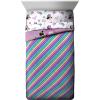 imageJay Franco Blippi ampamp Meekah Trucks Full Comforter Set  7 Piece Blue Bedding Sheet Set ampamp Pillow Covers  Super Soft Microfiber Bed SetPink  Minnie Mouse