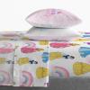 imageJay Franco Blippi ampamp Meekah Trucks Full Comforter Set  7 Piece Blue Bedding Sheet Set ampamp Pillow Covers  Super Soft Microfiber Bed SetPink  Princess