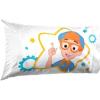 imageJay Franco Blippi ampamp Meekah Trucks Sheet Set  Full Size Sheet Set  Super Soft Kids Cartoon Vehicles 4 Piece Bedding Set  Microfiber SheetsBlue  Blippi