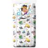 imageJay Franco Blippi ampamp Meekah Trucks Sheet Set  Full Size Sheet Set  Super Soft Kids Cartoon Vehicles 4 Piece Bedding Set  Microfiber SheetsWhite  Blippi